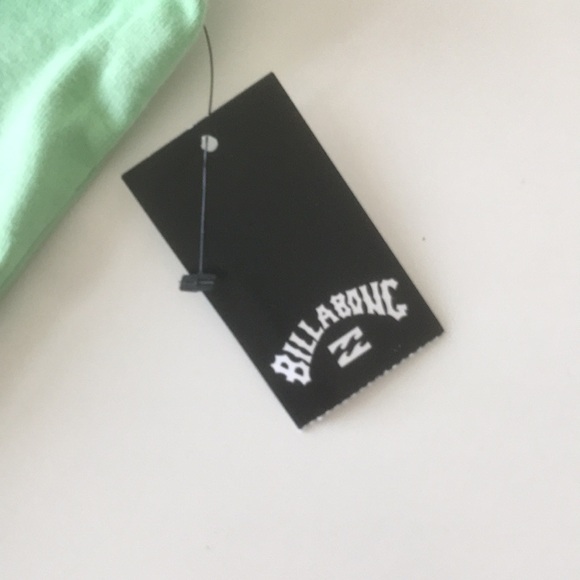 Billabong Crop Tank Top Scoop Neck Raw Hem Tee - Picture 3 of 16